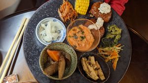 Vegan day set at VEGAN CAFE Kiu 喜雨 in Kobe