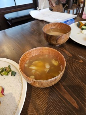 Kids meal soup accompaniment at VEGAN CAFE Kiu 喜雨 in Kobe