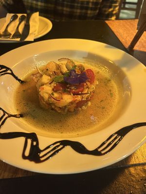 Vegan ceviche  at Restaurant do Vale in Fernando De Noronha