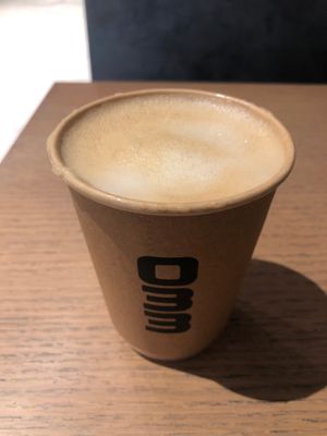 Oat milk cappuccino  at Origin 33 - Zabeel Extension in Dubai