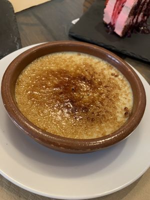 Catalan cream  at Vegan Tours Barcelona in Barcelona