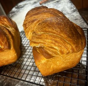Croissant bread!!! at Back Porch Baking Co - Pop Up in Asheville