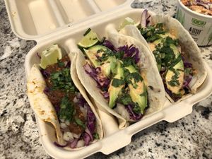 Specialty Tacos- Wendy and Chorizo   at Frondescence in Boise