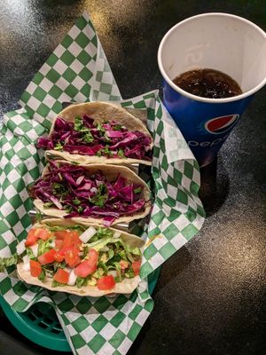 3 tacos at Frondescence in Boise