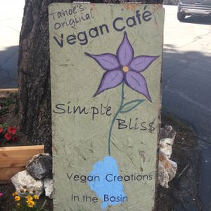 Outside Area at Simple Bliss Cafe in South Lake Tahoe