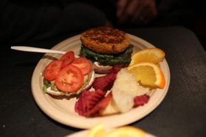 Tahoe Burger   at Simple Bliss Cafe in South Lake Tahoe