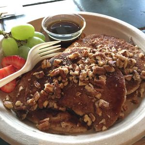 Pecan pancake at Simple Bliss Cafe in South Lake Tahoe