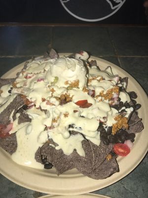 Blissed Out Nachos- very good!  at Simple Bliss Cafe in South Lake Tahoe