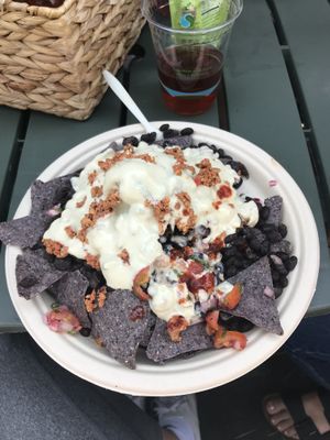 Absolutely delicious blissed our nachos at Simple Bliss Cafe in South Lake Tahoe