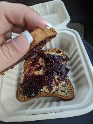 PB & J at Simple Bliss Cafe in South Lake Tahoe