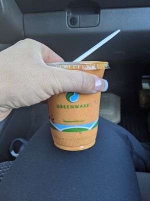 Funny Monkey w/ tumeric at Simple Bliss Cafe in South Lake Tahoe