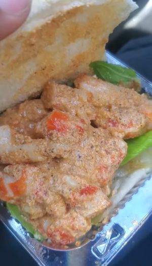 Shrimp Salad Sandwich at Lit Vegan in Baltimore