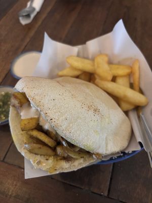 Pita Vegan Shawarma  at Jaffa in Koh Phangan