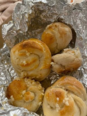 Garlic knots  at Mora Pizza Denver in Denver