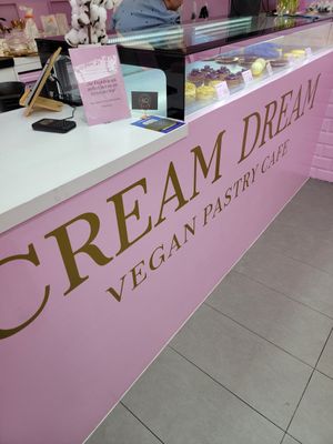 Counter at Cream Dream in London