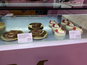 Counter selection at Cream Dream in London