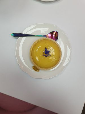 Tangerine tart at Cream Dream in London