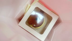 peach rose cake at Cream Dream in London