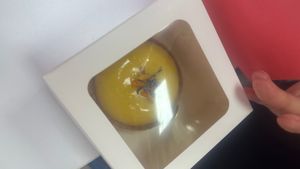 tangerine tart at Cream Dream in London