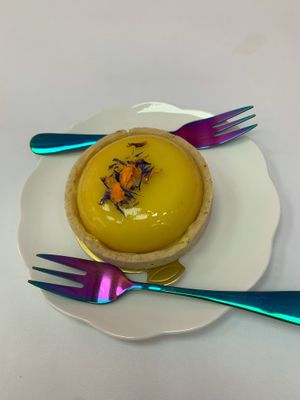 Tangerine tart! at Cream Dream in London