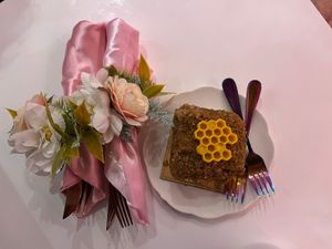 Honey cake  at Cream Dream in London