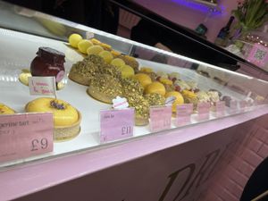 Patisserie counter  at Cream Dream in London