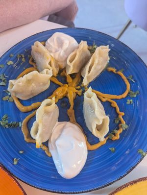 Potato with 'meat'? at Cream Dream in London