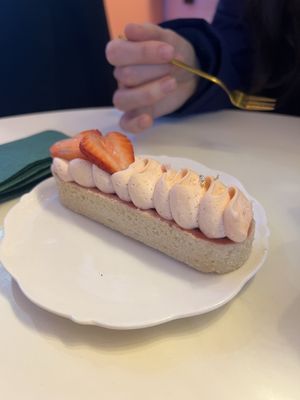 Strawberry #Veganuary at Cream Dream in London