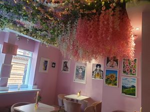 Top floor at Cream Dream in London