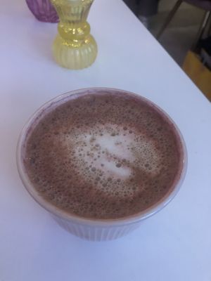 Pink chai   at Cream Dream in London