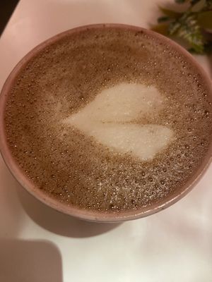Soya hot chocolate (milk flavour)   at Cream Dream in London