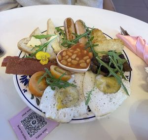English Big Breakfast at Cream Dream in London