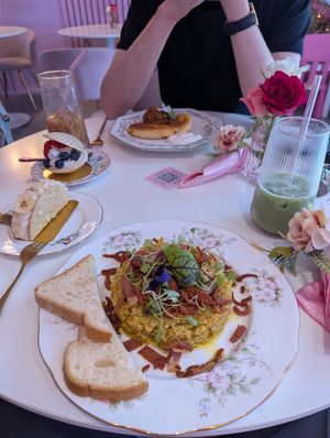 Cossack Kulesh (front) & Zrazy (back) at Cream Dream in London