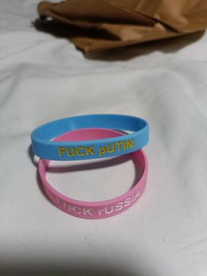 Wristbands for Ukraine support at Cream Dream - Covent Garden in London