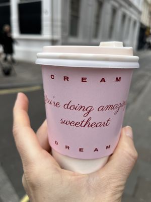 Awwww I agree!  at Cream Dream - Covent Garden in London