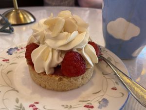 Ksuyberry marzipan tart 🌱💚  at Cream Dream - Covent Garden in London