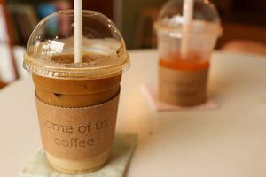 ice capuccino and carrot juice at Some of us Coffee - Maybe closed in Jeju