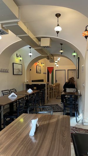 interior  at Palestinian Restaurant - Spalena in Prague