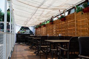 summer garden at Restauracja Food Makerzy Kluszkowce in Kluszkowce