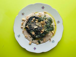 Baked Portobello (vegan) at Butero in Warsaw