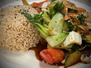 Veggie Black Pepperr  at VeggiEAT in Sedona