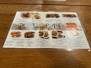 Menu 1 at VeggiEAT in Sedona