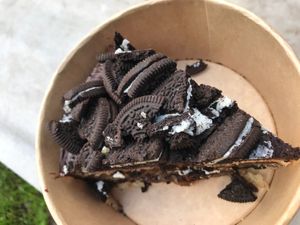 Vegan Oreo Cake at Bamboo Vegan Cafe in Athens