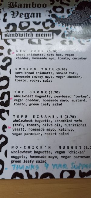  at Bamboo Vegan Cafe in Athens