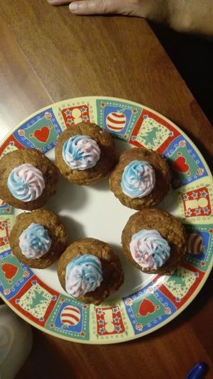 vegan cupcakes at Bamboo Vegan Cafe in Athens