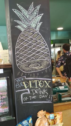 Smoothies at Bamboo Vegan Cafe in Athens