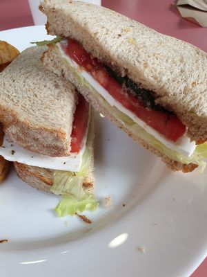 Greeky toast at Bamboo Vegan Cafe in Athens