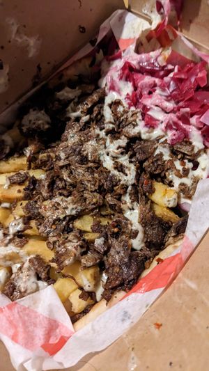 Doner kebab at Hank's Dirty in Cambridge