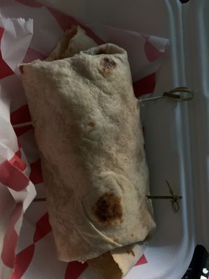 Gf barbecue chicken wrap  at Hank's Dirty in Cambridge