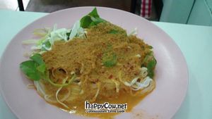 Kanom Jean (noodle dish) at A Rose Tip in Bangkok